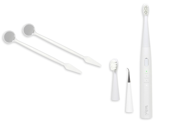 Sonstiges - Schallzahnpflege-Set, in Farbe WEISS Ansicht 1