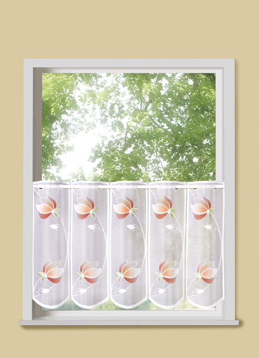 - Kurzstore mit Stangendurchzug, in Größe 788 (H45x B94 cm) bis 858 (H60xB156 cm), in Farbe TERRA