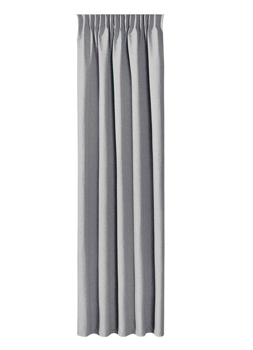 Klassisch - Energiespar-Verdunkelungsschals, in Größe 364 (H145xB135 cm) bis 464 (H245xB270 cm), in Farbe SILBER, in Ausführung Multifunktionsband Ansicht 1