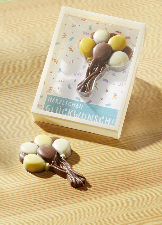 Osterleckereien - Herzlichen Glückwunsch-Präsent Ballon-Strauß, in Farbe BUNT