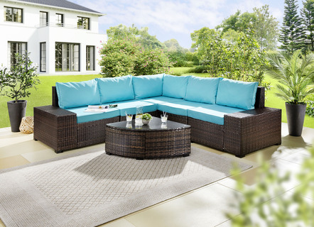 Lounge-Set Alhambra inkl. Sitz- und Rückenkissen