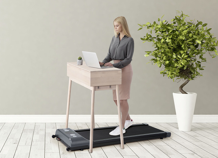 Fitness - Laufen Sie sich fit mit dem Walking-Laufband, in Farbe SCHWARZ Ansicht 1