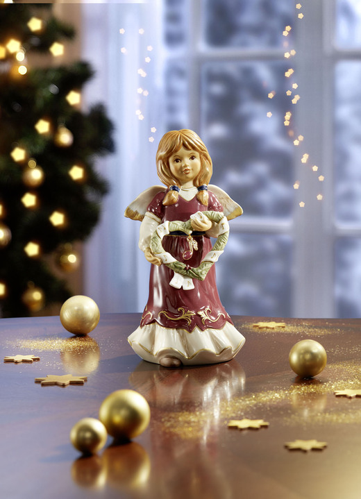 Weihnachten - Jahresartikel 2023, in Farbe CREME-BORDEAUX, in Ausführung Jahresengel 2023 Ansicht 1