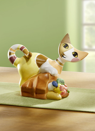 Katze mit Einkaustüte aus der Rosina Wachtmeister-Kollektion