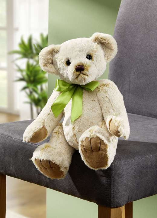 Sammlermodelle - Teddy Maxl aus dem Hause Clemens Spieltiere, in Farbe BEIGE-NATUR