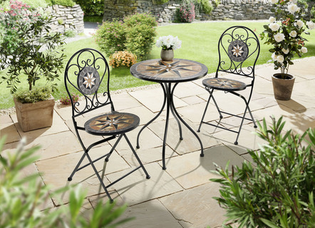 Bistro-Set Stern aus Eisen