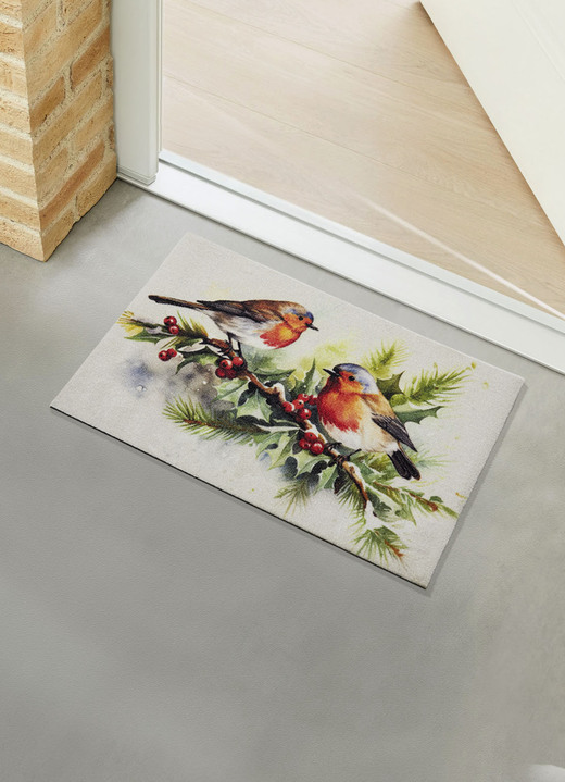 Fußmatten - Fußmatte in winterlicher Optik, in Farbe BUNT Ansicht 1