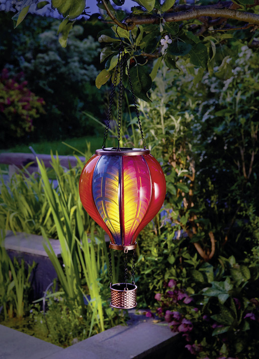 Leuchtende Dekoration - XL Solar-Ballon, in Farbe BUNT