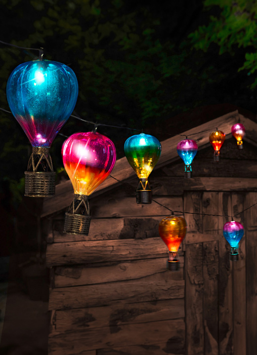 Lichterketten - Solarlichterkette mit bunten Ballons, in Farbe BUNT Ansicht 1