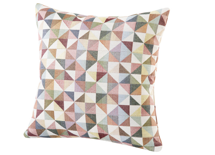 Kissenbezüge - Kissenbezug in Jacquard-Qualität, in Größe 105 (40x40 cm) bis 110 (50x50 cm), in Farbe BUNT Ansicht 1