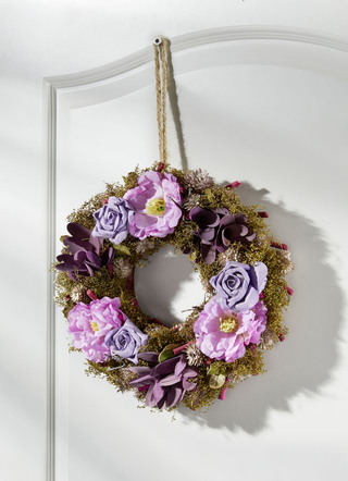 Wandkranz mit Rosen