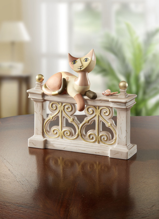 Figuren - Goebel Katze Felix aus Biskuitporzellan, in Farbe BUNT
