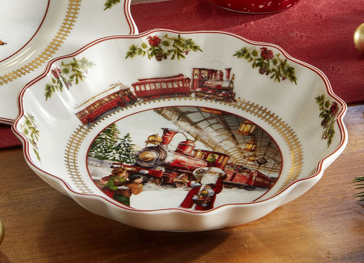 Villeroy & Boch - Porzellan-Jahresartikel 2025 von Villeroy & Boch, in Farbe WEISS-ROT, in Ausführung Jahresschale 2025 Ansicht 1