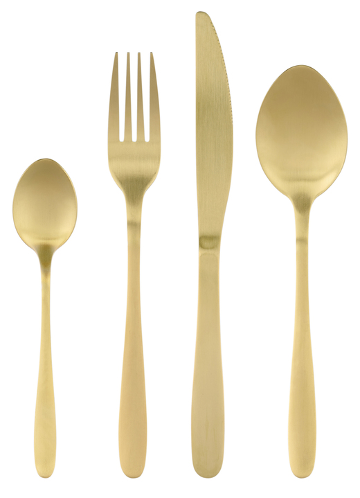 Besteck - Hochwertiges Menübesteck für 4 Personen., in Farbe GOLD Ansicht 1