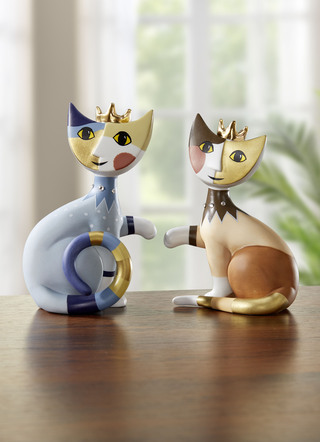 Katze mit Krone von Rosina Wachtmeister