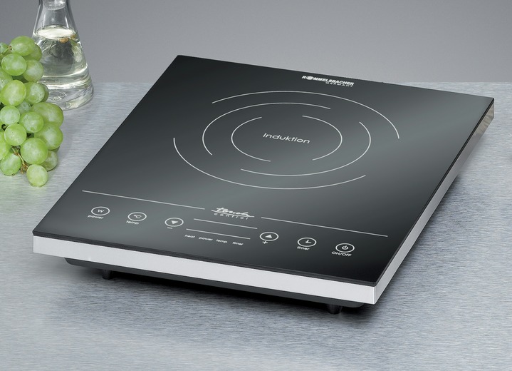 Kochen & Grillen - Induktions-Kochtafel in 2 AusfüIhrungen, in Farbe SCHWARZ, in Ausführung Einzel-Kochtafel Ansicht 1