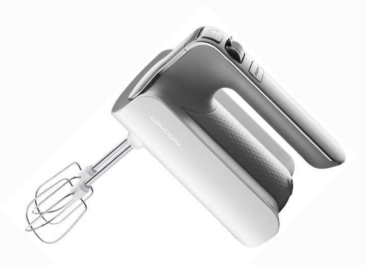 Küchengeräte - „Grundig” Handmixer , in Farbe WEISS/EDELSTAHL Ansicht 1