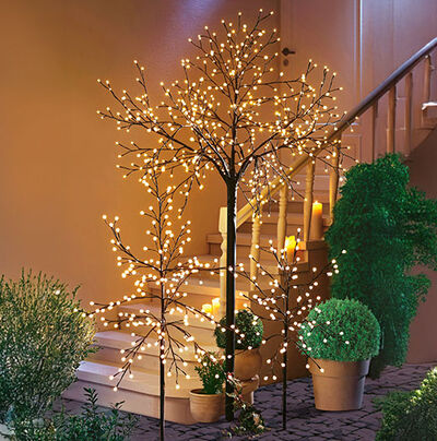 Bewerbung des Bereiches Gartenbeleuchtung