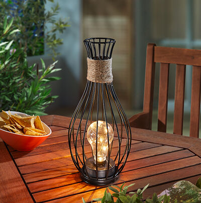 Bewerbung des Bereiches Gartenbeleuchtung