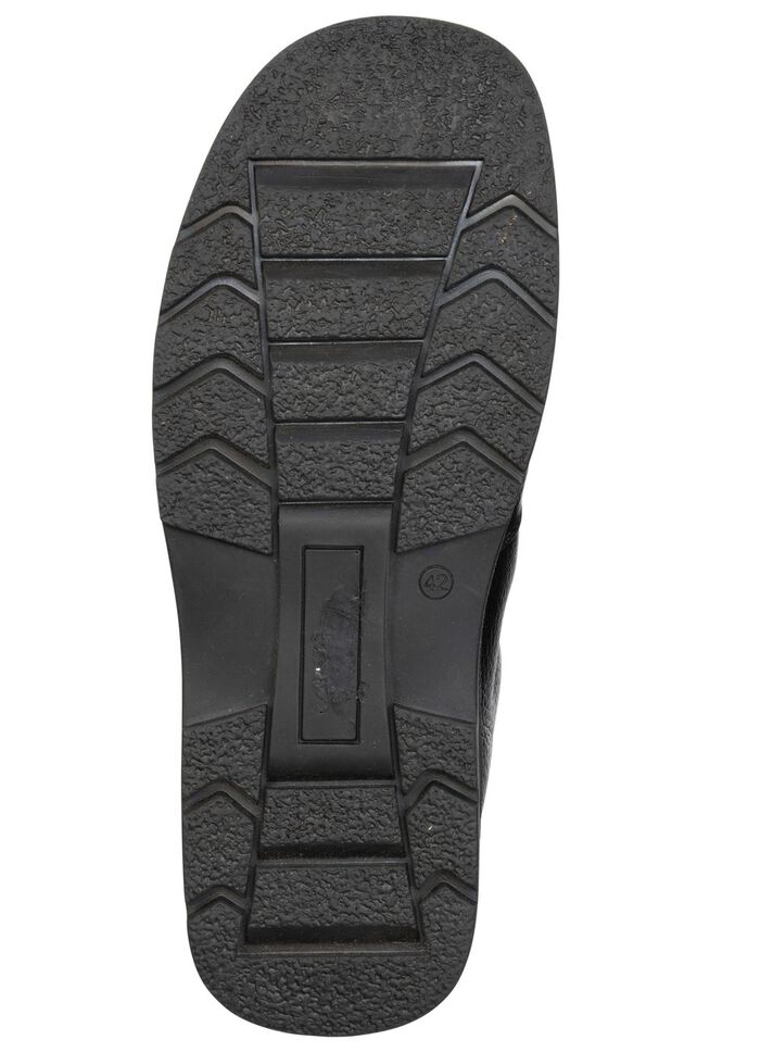 GINO GALANTE, gef&uuml;tterte Herren-Boots, Winterschuhe, mit Lammfell SCHWARZ