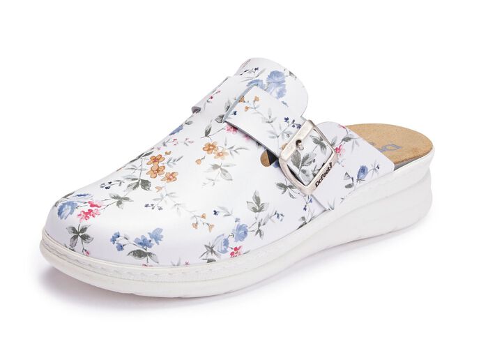 ELENA EDEN, klassische Damen-Clogs, Weite H, mit herausnehmbarem Fu&szlig;bett 