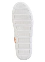 ELENA EDEN Slipper mit Knitter-Struktur JEANS-WEISS