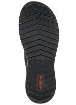 Rieker Bootie in Narben-Optik SCHWARZ-BUNT