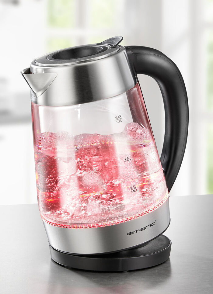Emerio Wasserkocher mit einstellbarer Temperatur 