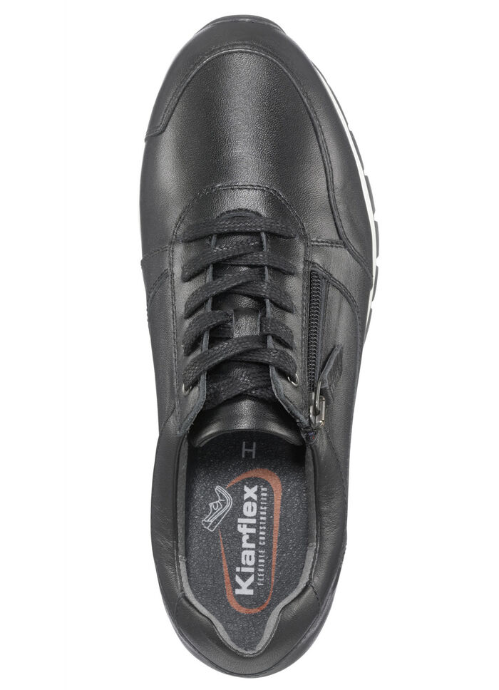 ELENA EDEN, sportliche Damen-Sneaker, Weite H, mit herausnehmbarem Fußbett SCHWARZ
