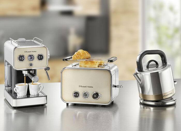 Russell Hobbs Fr&uuml;hst&uuml;cksserie im Retro-Design TITAN