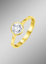 Entz&uuml;ckender Damenring mit Brillant 