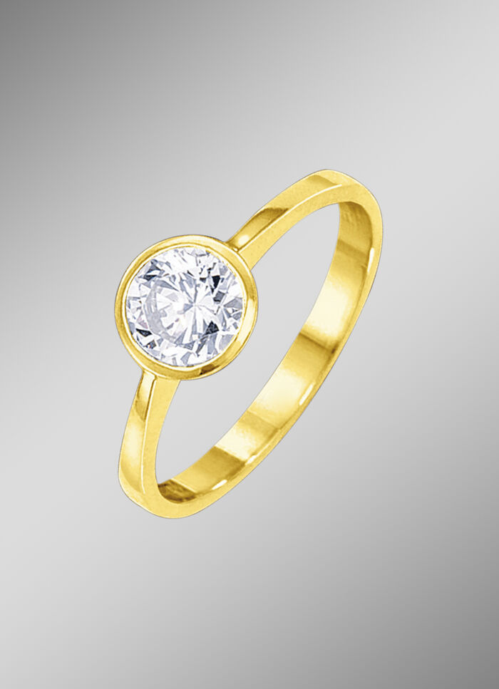 Entz&uuml;ckender Damenring mit Brillant 