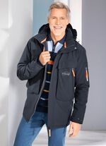 Softshelljacke mit Windfang 