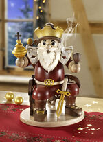 Aus dem Erzgebirge: Räuchermännchen König von Zeidler 