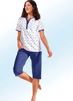 Zweierpack Schlafanz&uuml;ge mit P&uuml;nktchen, lang- und kurzarm 