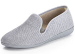 Laurina Textil-Hausschuh in Cord-Optik GRAU