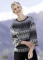 Pullover in Jacquard-Dessin 