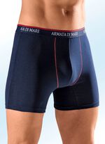 Viererpack Pants, mit Elastikbund, Kontrastn&auml;hten 