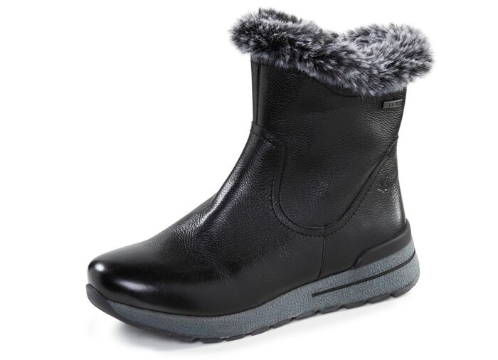 Caprice, gef&uuml;tterte Damen-Stiefeletten, Winterschuhe, Weite H, mit herausnehmbarem Fu&szlig;bett 