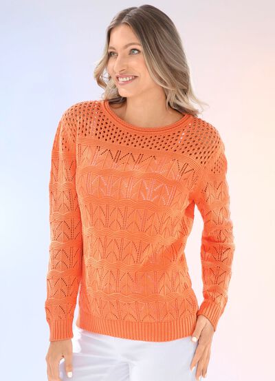 Pullover in Mustermix 