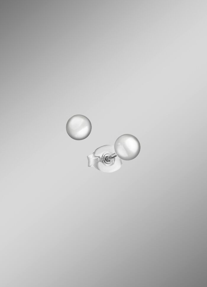 Gl&auml;nzende Kugelohrstecker 