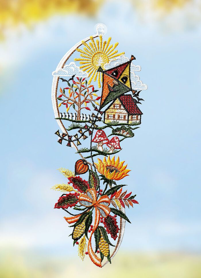 Fensterbild Herbstzeit 