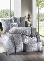 Soft-Renforcé Bettwäsche-Garnitur von Florella GRAU