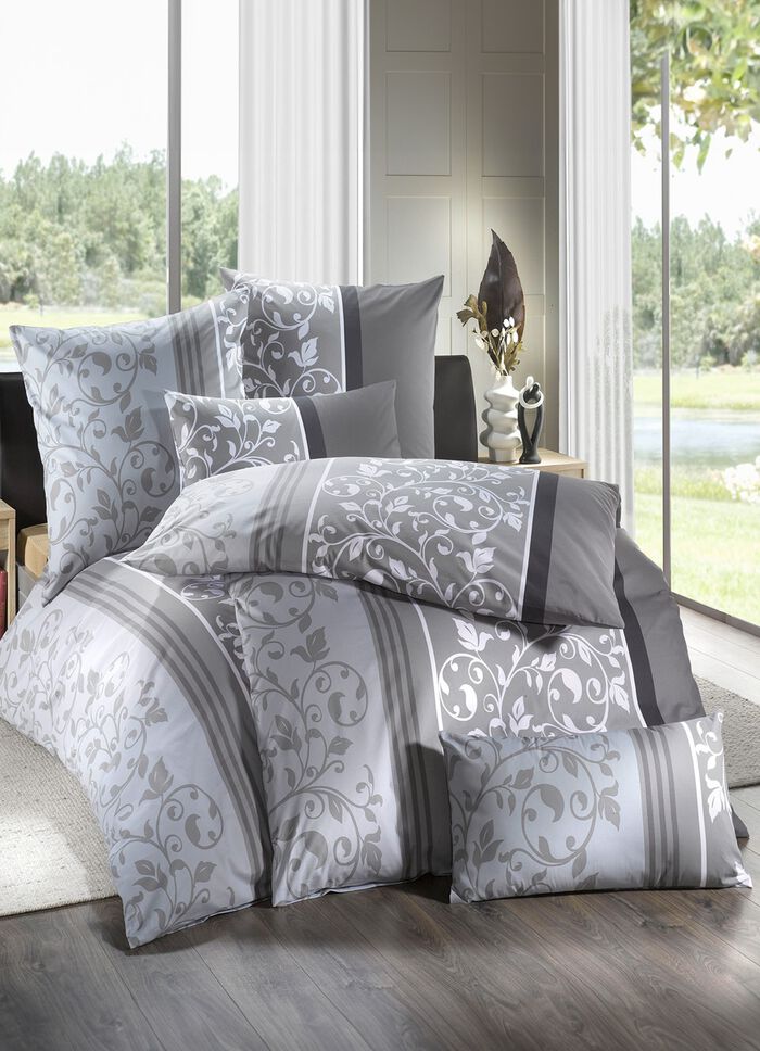 Soft-Renforcé Bettwäsche-Garnitur von Florella GRAU