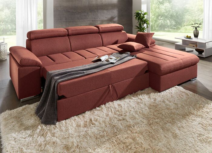 Polsterecke mit Bettfunktion TERRA