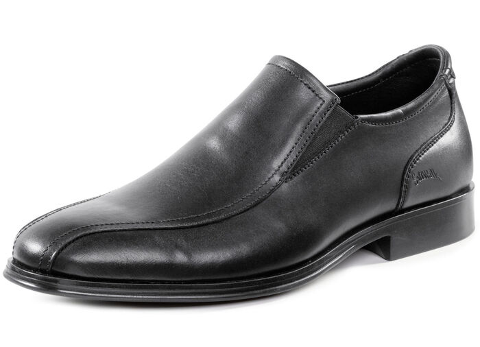 Slipper aus Rind-Nappaleder SCHWARZ