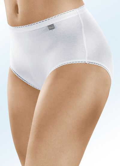 Playtex Dreierpack Slips mit Spitzenbandabschlüssen 