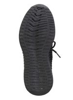 Schn&uuml;r-Sneaker aus strukturiertem Textilmaterial 