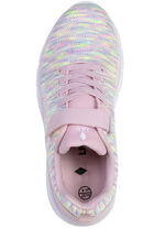 Sneaker aus effektvoll dessiniertem Textilmaterial ROSA-BUNT