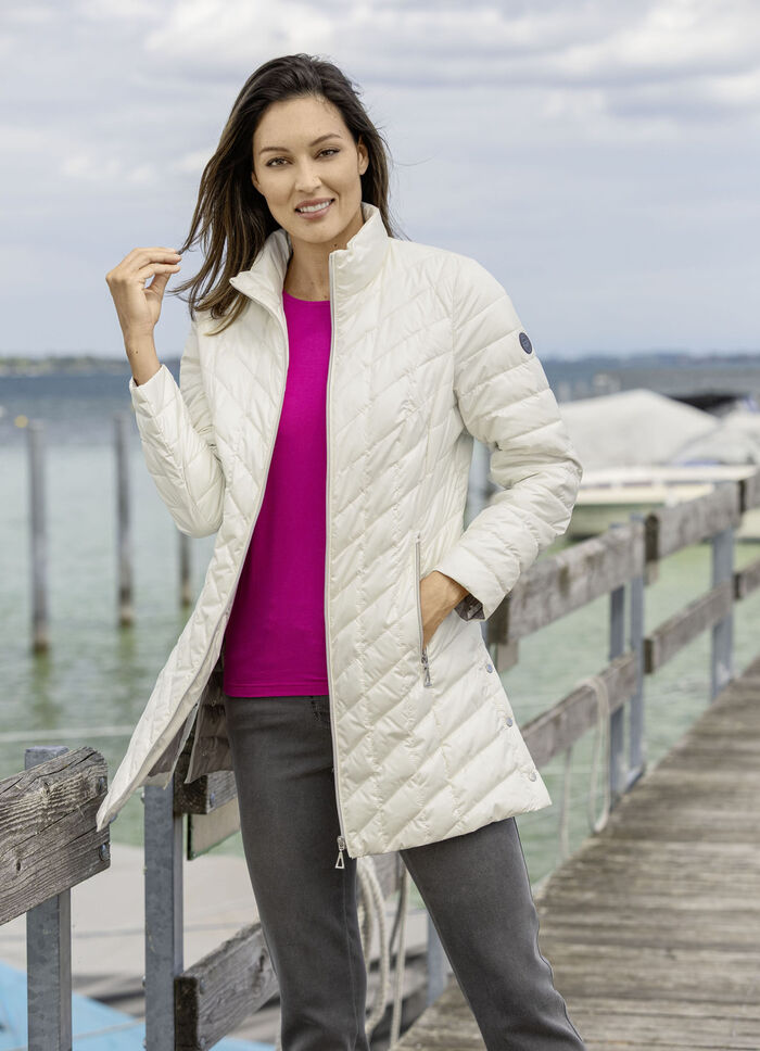 Jacke mit Rei&szlig;verschlussleiste 